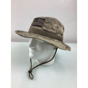 Authentic Military Camouflaged Boonie Bucket Hat unisex SZ OSFM 60 EUC